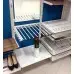 Стеллаж металлический в прачечную с перфорированными полками